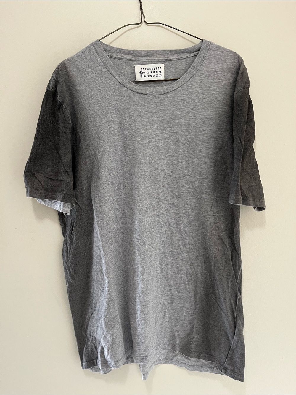 Maison Martin Margiela 2011AW Shadow Effect Gradient Crewneck T-Shirt